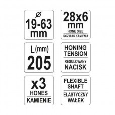 YATO Dispozitiv pentru honuit cilindrii cu 3 brate..